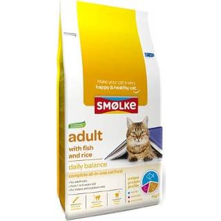 👉 Smolke cat adult fish / rice 4 kg