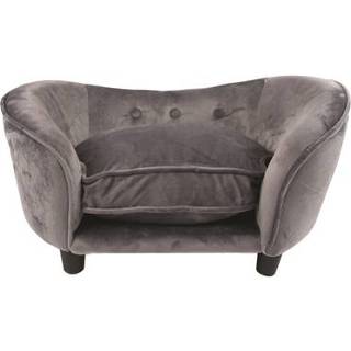 👉 Hondenmand grijs pluche Enchanted sofa ultra snuggle donkergrijs 68X40,5X37,5 CM