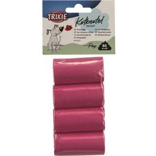 👉 Trixie hondenpoepzakjes rozengeur roze 4x20 st