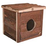 Speel huisje hout Trixie nature jerrik speelhuis hamster 15X14X13 CM 4011905621814