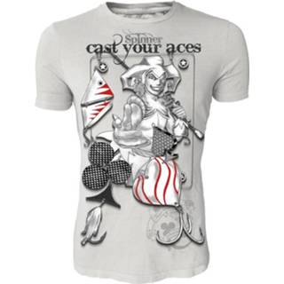 👉 Hotspot grijs l Design Spinner-Cast Your Aces T-Shirt - Light Grey Maat 8056459892194