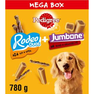 👉 Hondensnack Pedigree Megabox Rodeo Duos + Jumbone - Hondensnacks 780 g 4008429127649