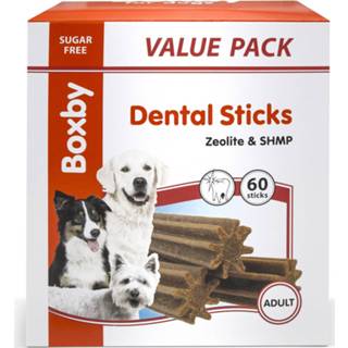 👉 Hondensnack medium Boxby Dental Sticks Adult Valuepack Kip - Hondensnacks 1.2 kg 8716793904211
