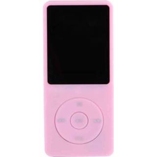 👉 FM-radio roze active Mode Draagbaar LCD-scherm Videogames Film MP3 MP4-speler Mini Walkman, Geheugencapaciteit: 8 GB (roze)