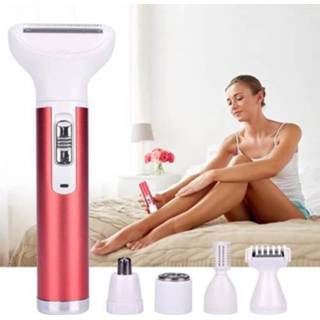 👉 Scheerapparat active vrouwen XD-3011 5-in-1 multifunctionele scheerapparaat Neustrimmer Wenkbrauwscheerapparaatset voor dames