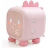 👉 Nachtlamp roze active kinderen XR-MM-C2007 Multifunctioneel slim nachtlampje Desktop Student LED Digitale wekker (roze)