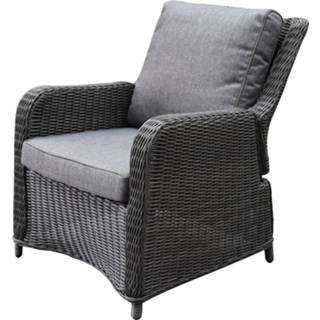 👉 Lounge tuinstoel antraciet wicker active Bilbao premium verstelbaar 659424230151