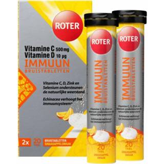 Bruistablet gezondheid Roter Vitamine C & D Immuun Bruistabletten 8713304954512