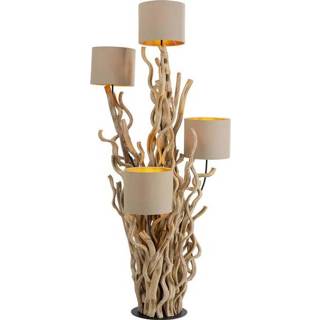 👉 Vloerlamp bruin hout active Kare Twisted Forest Nature 4025621528807