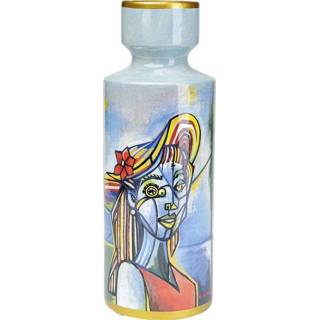 👉 Vaas multicolor keramiek active Kare Graffiti Art 40cm 4025621522096