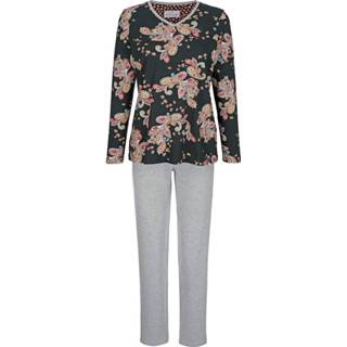 👉 Pyjama vrouwen zwart Ringella Bloomy Zwart::Grijs 4017683439733