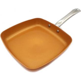 👉 Koekenpan active CX-009 10-inch koperdraad aluminium pan, stijl: zonder deksel