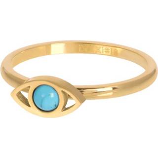 👉 Edelstaal goud vrouwen nederlands 17 IXXXi Vulring Lucky Eye | Maat 8719794039210