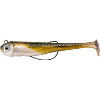 👉 Groen kunstaas softbait nieuw roofvis Spro Gutsbait UV 95 - Shad Abalone- 10g Haakmaat 2/0 8716851369037