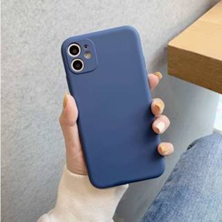 👉 Shock proof case siliconen active blauw Apple iPhone 11 Hoesje - TPU Back Cover Donker 8719793109471