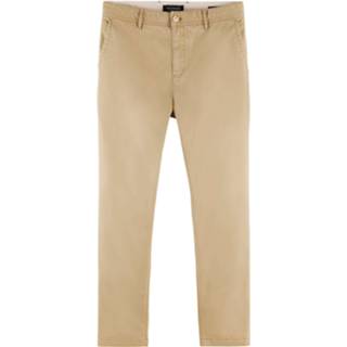 👉 Katoen male beige Scotch & Soda Fave- classic organic cotton twill sand 8719029488950