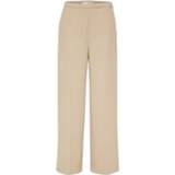 👉 Broek polyester vrouwen beige Selected Femme 16078495 slftilde 5714927619799