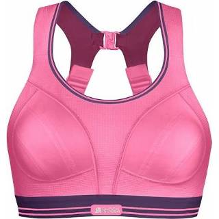 👉 Roze vrouwen print Shock Absorber ultimate run bra 2013004121648