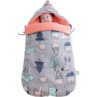 👉 Deken katoen active baby's Baby anti-shock herfst en winter verdikking tweeërlei gebruik pasgeboren quilt erwten slaapzak (magische elf dik met schoudervulling)