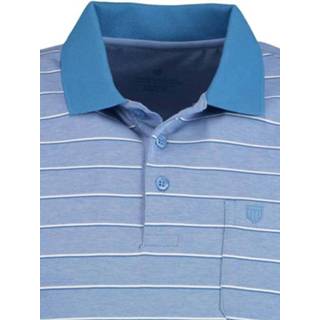 👉 Polo shirt blauw l mannen male katoen Basefield 1/2 219016124/602 4064821376054 4064821376047