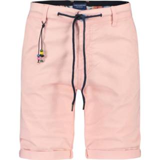 👉 Bermuda roze male A Fish Named Fred 22.03.222 pink peached twill -