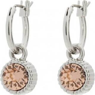 👉 Oorbel zilver swarovski peach vrouwen nederlands volwassenen Biba Hang Oorbellen met Steentje Lt. 8720289546625