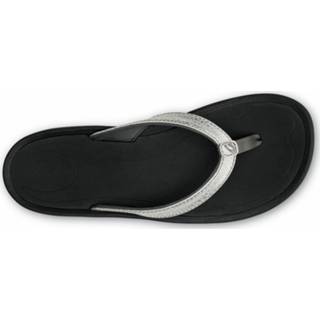👉 Schoenen rubber zilver vrouwen OluKai Damesschoenen slippers
