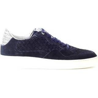 👉 Herensneaker herenschoenen male blauw mannen Floris van Bommel , heren sneakers