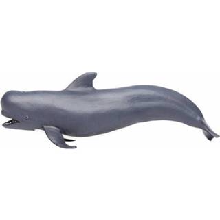 👉 Plastic dier grijs kunststof kinderen active dieren walvistje14 cm