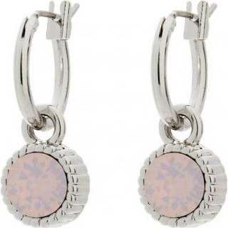 👉 Oorbel rose swarovski zilver volwassenen vrouwen nederlands roze senioren Biba Hang Oorbellen met Steentje W. Opal 8720289546649