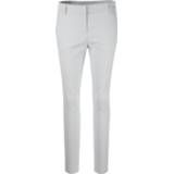 👉 Pantalon katoen broeken vrouwen grijs Marc Cain Klasieke 4056255412750