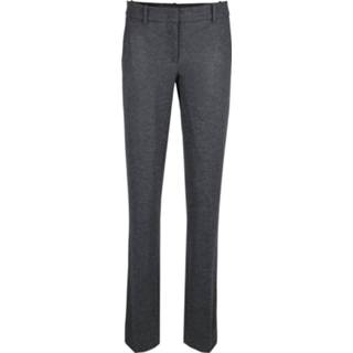 👉 Pantalon wol broeken vrouwen grijs Marc Cain jersey