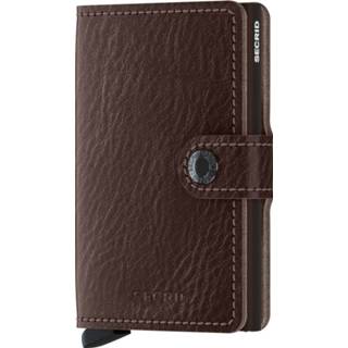 👉 Bruin One Size vrouwen print Secrid Mvg miniwallet veg espresso-brown 8718215288121