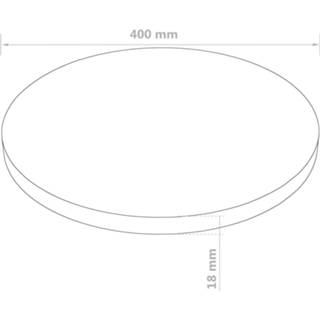 👉 Tafelblad MDF active rond 300x18 mm 8718475621713