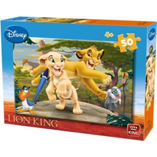 👉 Puzzel active King Disney The Lion 50 Stukjes 8710125052694
