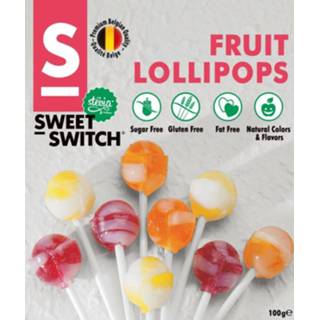 👉 Lollipop active Sweet-Switch Lollipops 100 gr 5425032430703