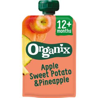 Active Organix Knijpfruit 12+m Appel Zoete Aardappel&Ananas 100 gr 8713500011521