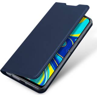 👉 Dux Ducis Slim Softcase Booktype voor de Xiaomi Redmi Note 9 Pro / 9S - Donkerblauw