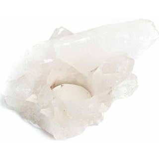 👉 Waxinelichthouder bergkristal Edelsteen Cluster (ca. 500 gram) 7141262524033