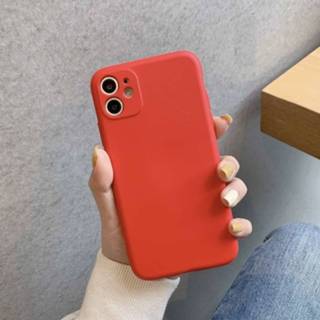 👉 Shock proof case rood siliconen active Apple iPhone 12 Hoesje - TPU Back Cover 8719793109662