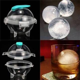 👉 Afneembare hoes silicone PP active 12 STKS Whiskey Ice Ball Mold Ronde Tray Levering in willekeurige kleur, Stijl: