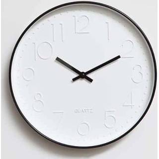 👉 Zwart active Home Office Room Modern Silent Non Ticking 12 inch Round Decorative Wall Quartz Clock (Black)