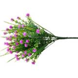 👉 Boeket rode plastic active 5 takken simulatie sterrenroos huisdecoratie bloem (rode lotus)