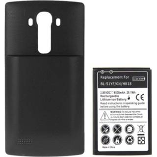 👉 Batterij active BL-51YH 3.85 V / 6500 mAh RD Hoge Capaciteit Li-ion en Achterdeur Cover Vervanging voor LG G4 H818