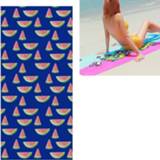 👉 Strandlaken active Zomer Absorberende Microfiber Badhanddoeken Volwassen Sneldrogend Camping Grote Zwemmen Douche Yoga Sport Handdoeken (Watermeloen)