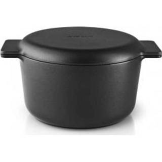 👉 Kookpan aluminium zwart / Braadpan 6.0l 26cm - Nordic Kitchen Eva Solo 5706631075442