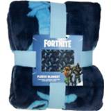 👉 Blauw polyester Fortnite Fleece Plaid - 100% 100x150 Cm 5056197120002