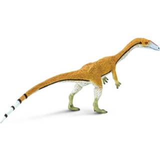👉 Dinosaurus bruin zwart wit rubber Safari Coelophysis Junior 18 Cm Bruin/zwart/wit 95866000967