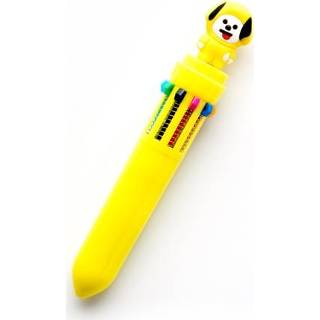 👉 Balpen active Cartoon schattige tien kleuren pers student glad schrijven bullet draagbare marker (puppy)
