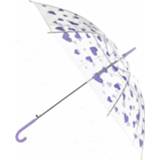 👉 Paraplu transparant paars kunststof meisjes Tom Hartjes 50 Cm Transparant/paars 8719817708215